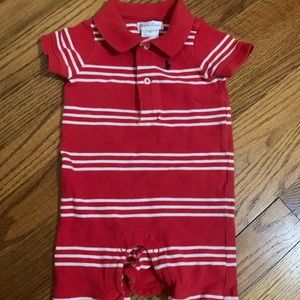 Red & White Striped Ralph Lauren Shortall